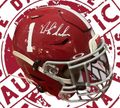 Nick Saban signed full-size SpeedFlex Crimson authentic helmet with Beckett Certificate of Authenticity
