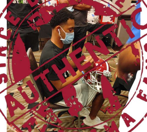 Bryce Young full-size replica Alabama football helmet, JSA Certificate of Authenticity