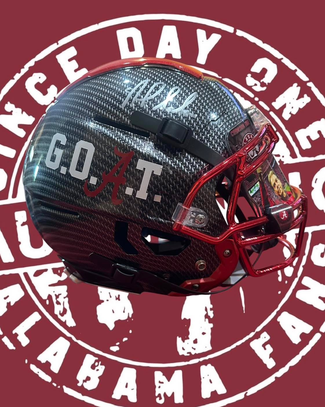 Nick Saban autographed full-size authentic F7 Beckett COA