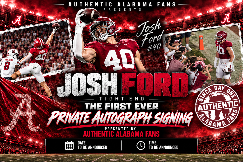 Josh Ford private signing pre order shipping 1st of November