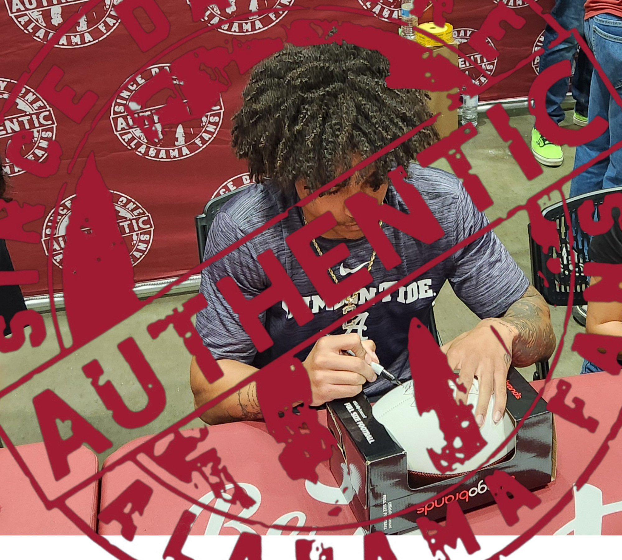 Zabien Brown signed 11x14 from our private signing in Huntsville