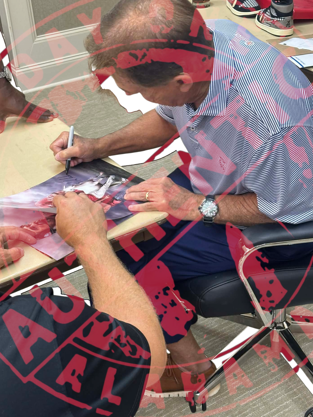 Nick Saban Autographed 11x14 Photo – April 27, 2026