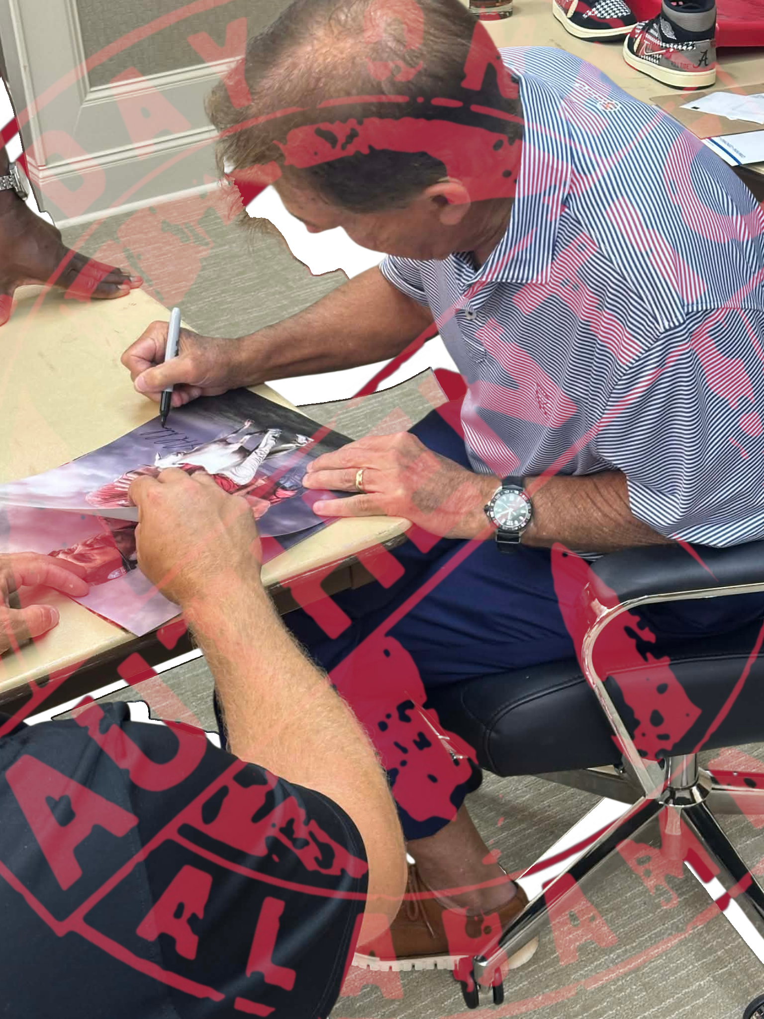 Nick Saban Autographed 11x14 Photo – April 27, 2026