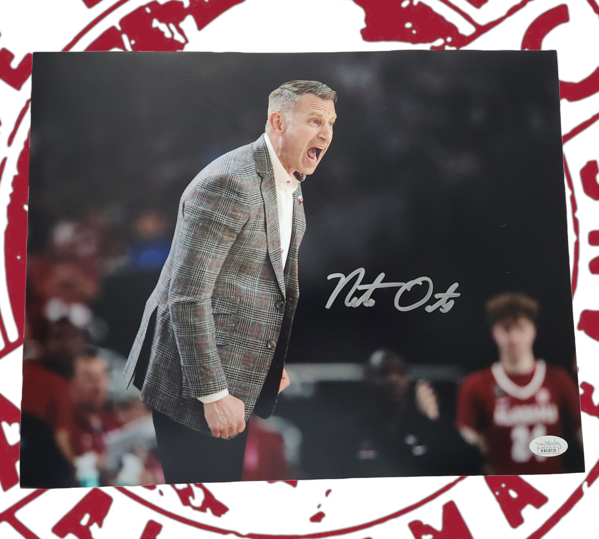 Nate Oats signed 11x14 JSA certificate of authenticity