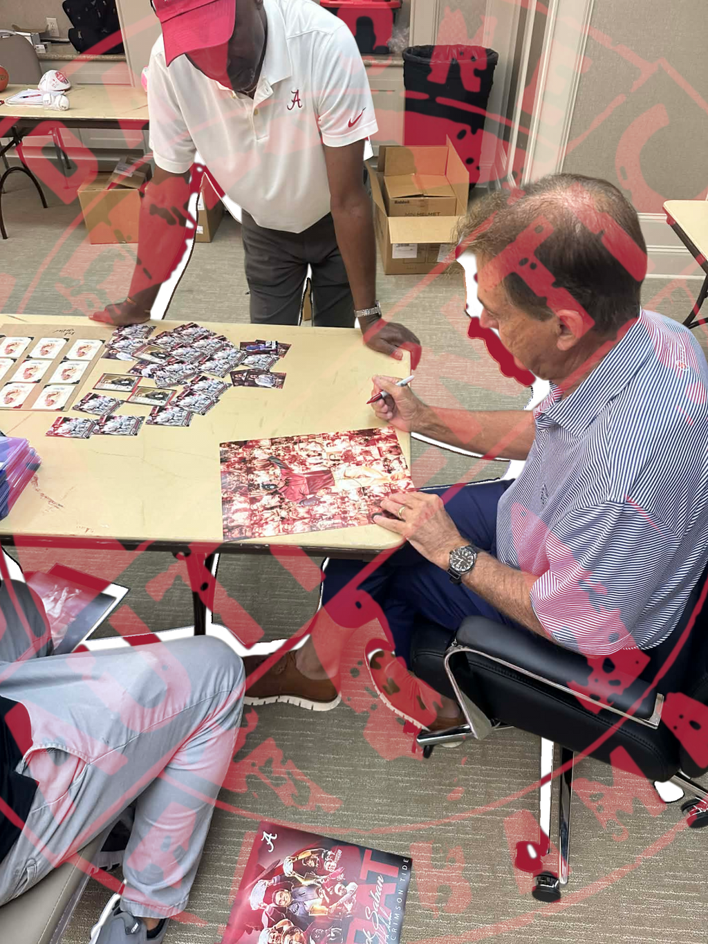 Nick Saban Autographed 11x14 Photo – April 27, 2026