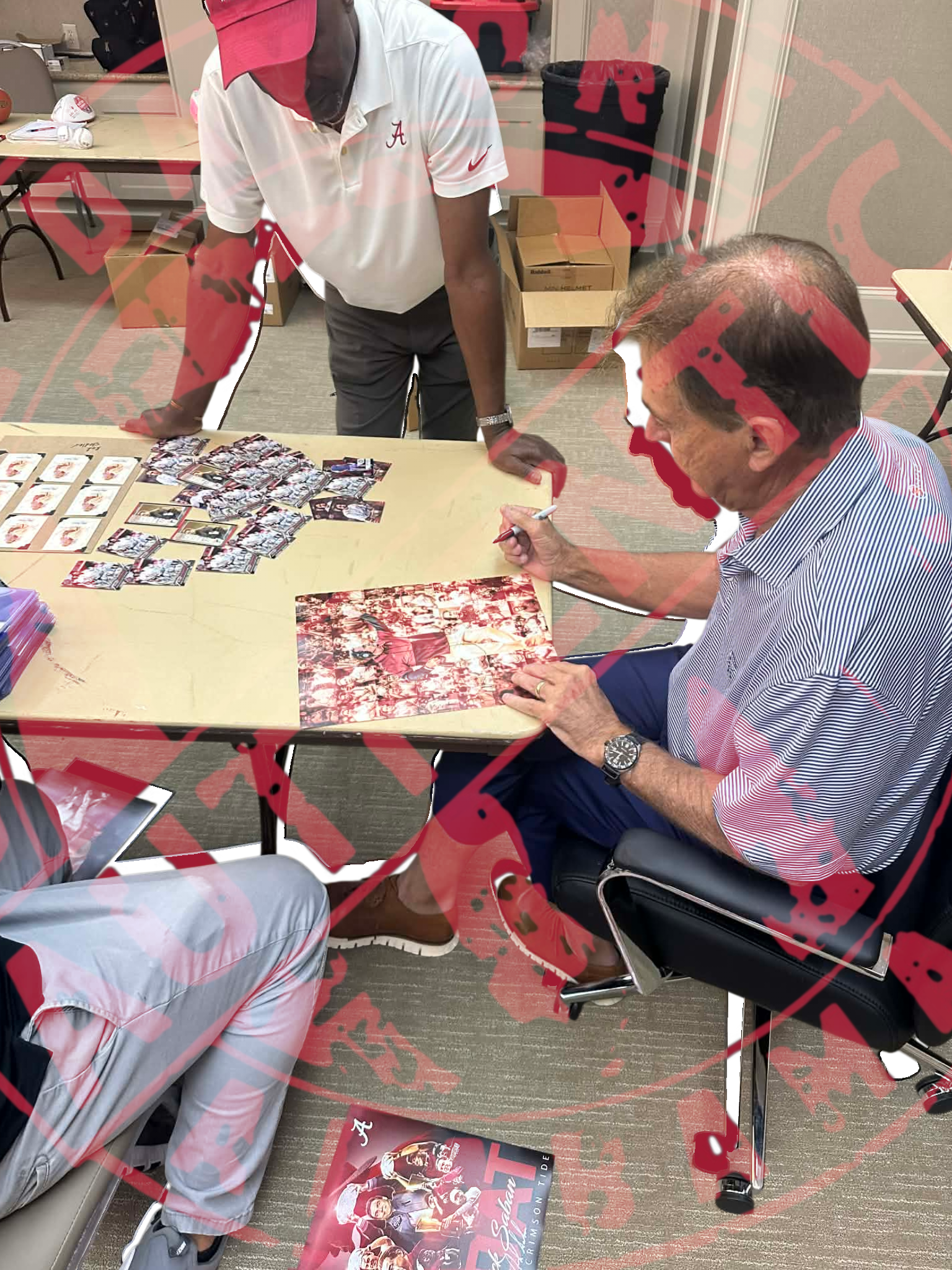 Nick Saban Autographed 11x14 Photo – April 27, 2026