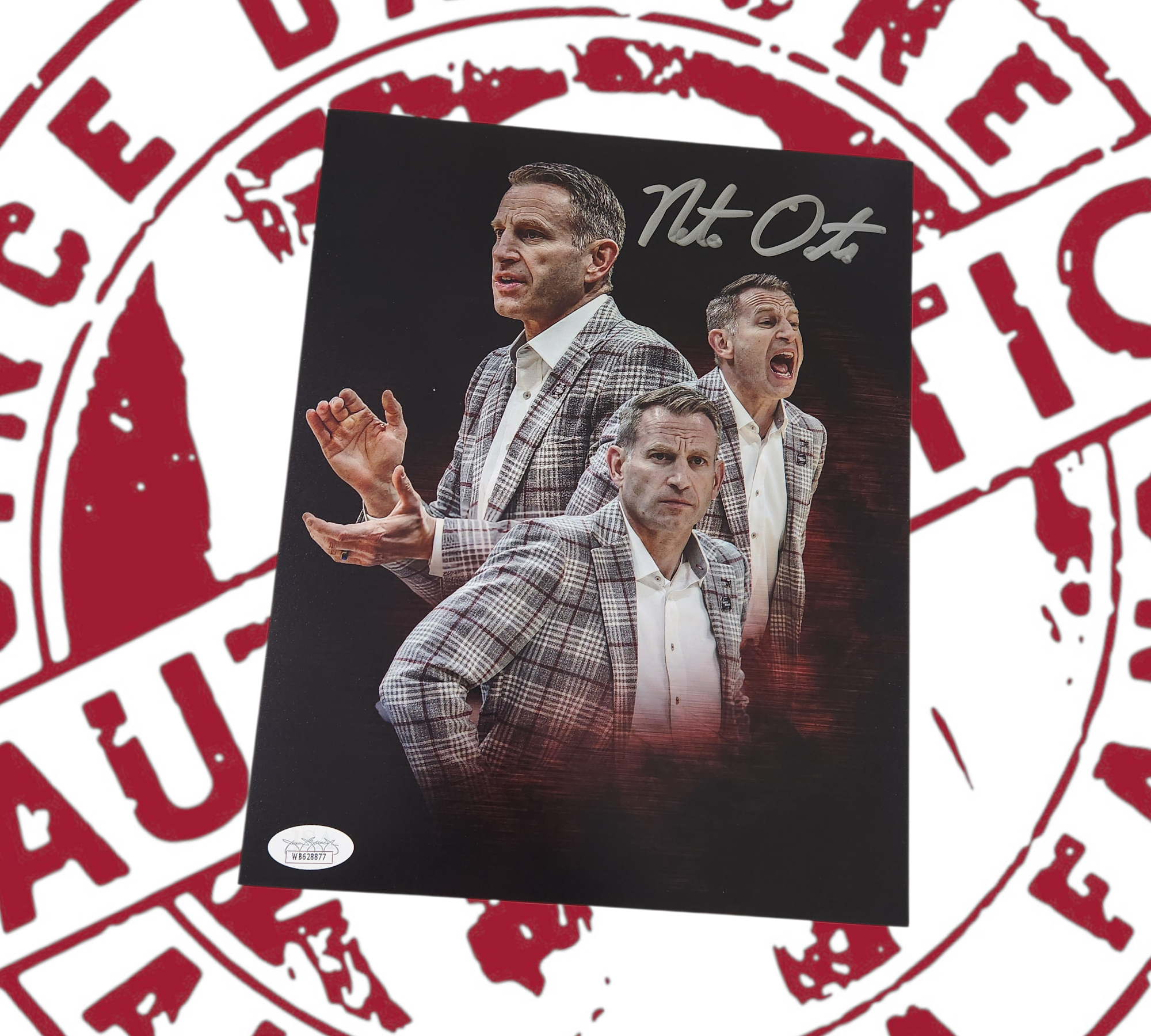 Nate Oats signed 8x10 JSA certificate of authenticity