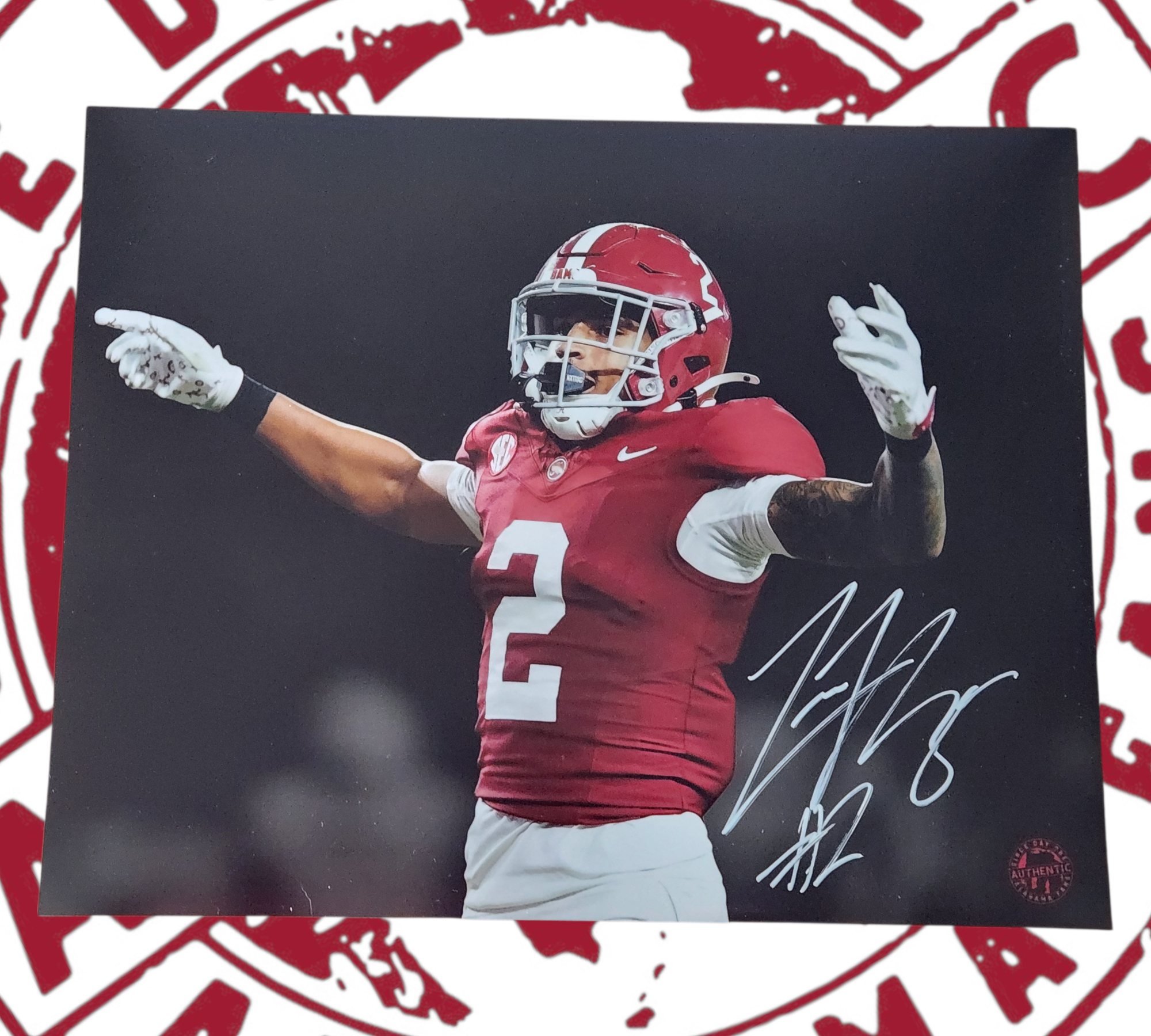 Zabien Brown signed 11x14 from our private signing in Huntsville