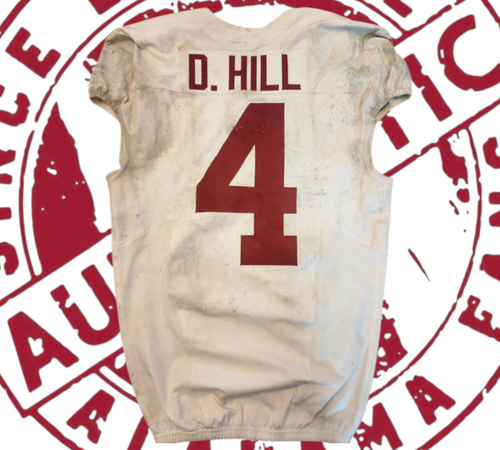 Daniel Hill game-used Rose Bowl jersey, signed with JSA COA full letter