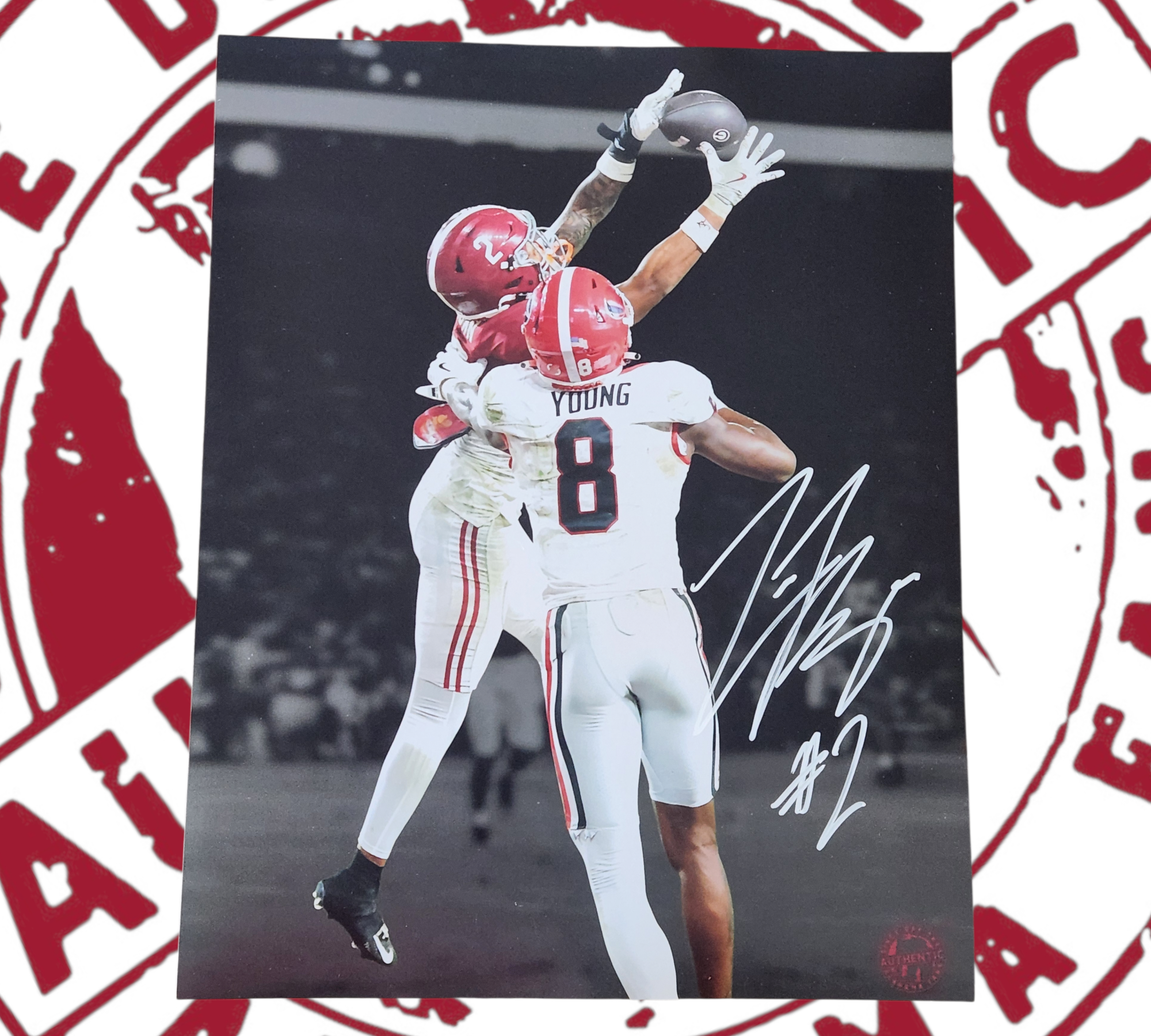 Zabien Brown signed 11x14 from our private signing in Huntsville