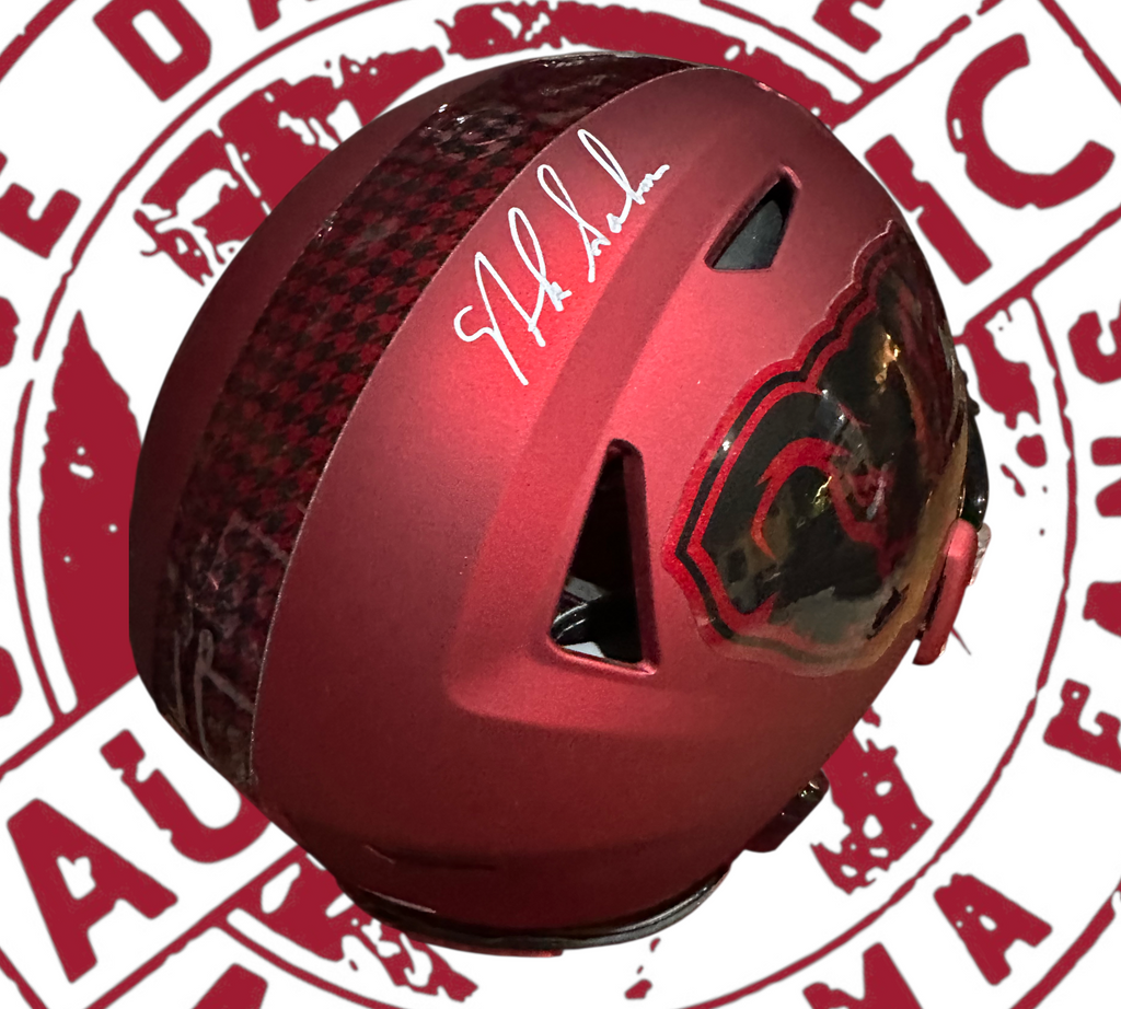 Nick Saban signed full-size SpeedFlex Crimson Blaze authentic helmet with Beckett Certificate of Authenticity