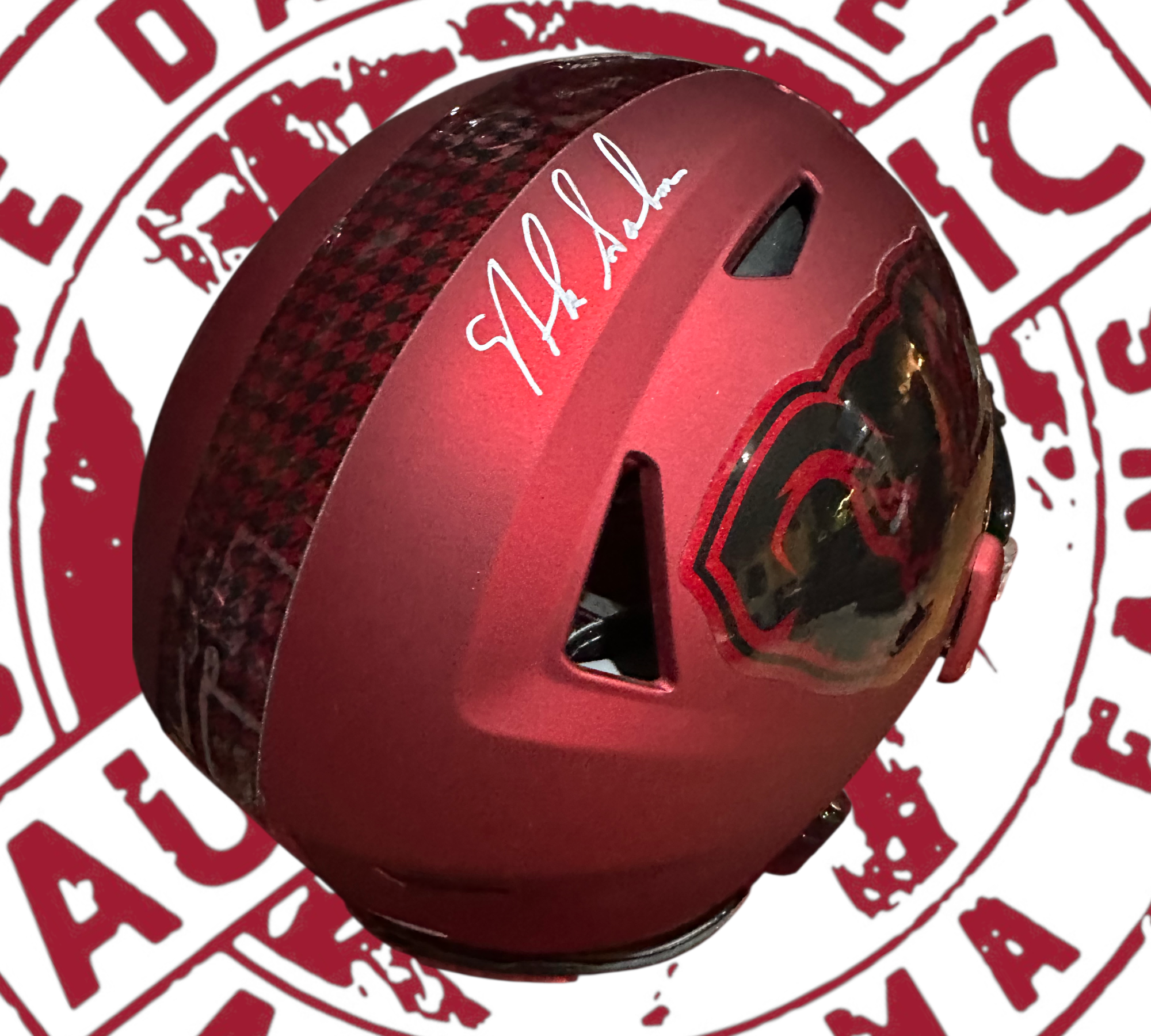 Nick Saban signed full-size SpeedFlex Crimson Blaze authentic helmet with Beckett Certificate of Authenticity