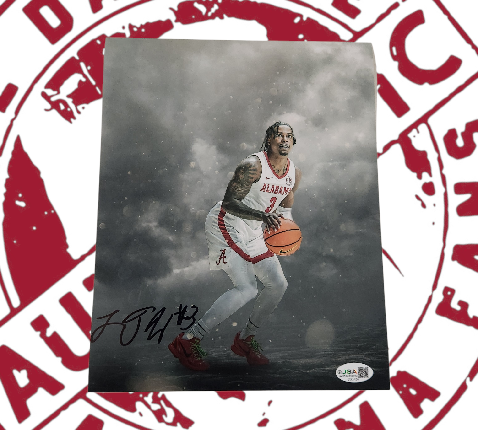 Latrell Wrightsell Jr signed 8x10 JSA certificate of authenticity