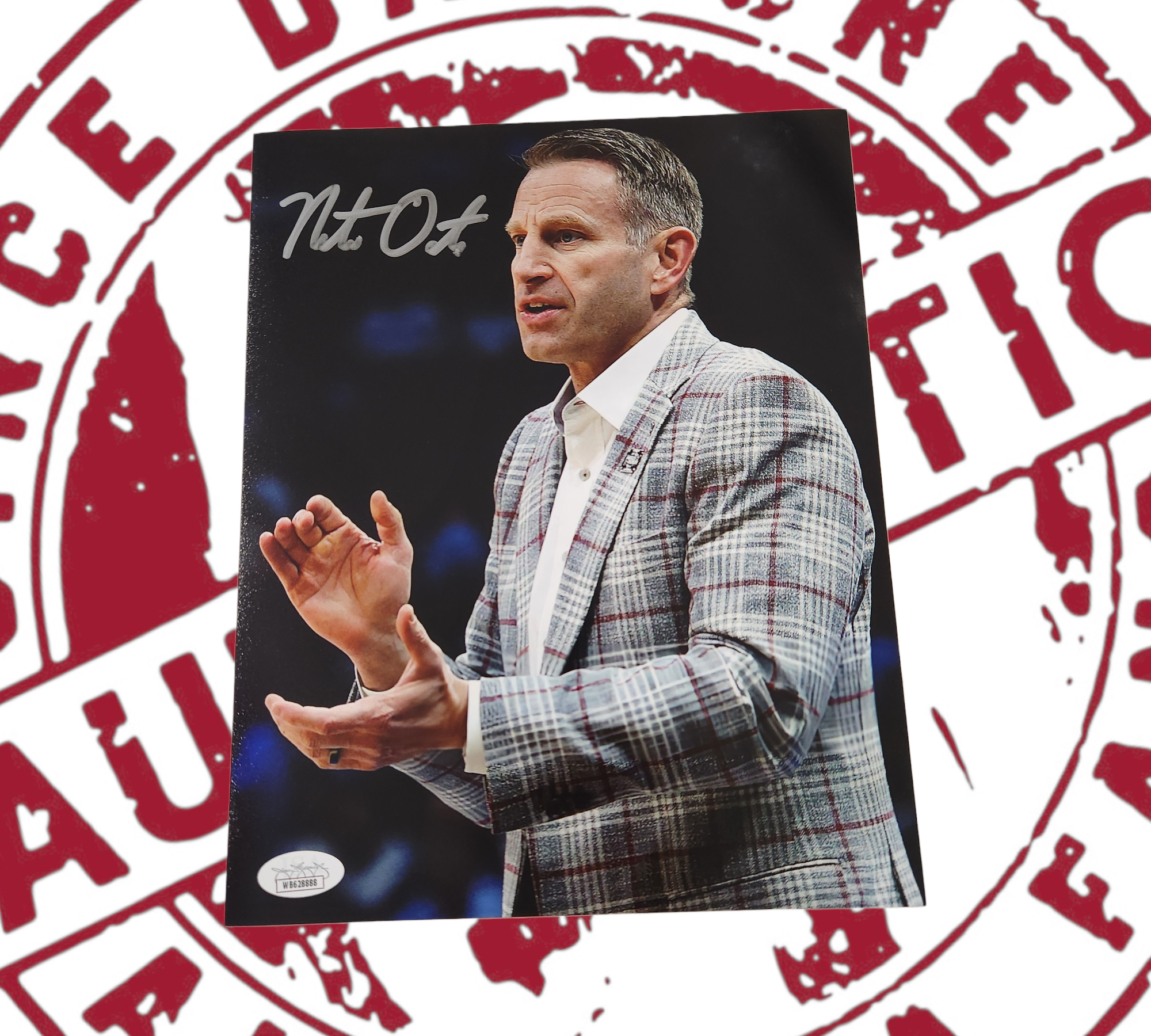 Nate Oats signed 8x10 JSA certificate of authenticity