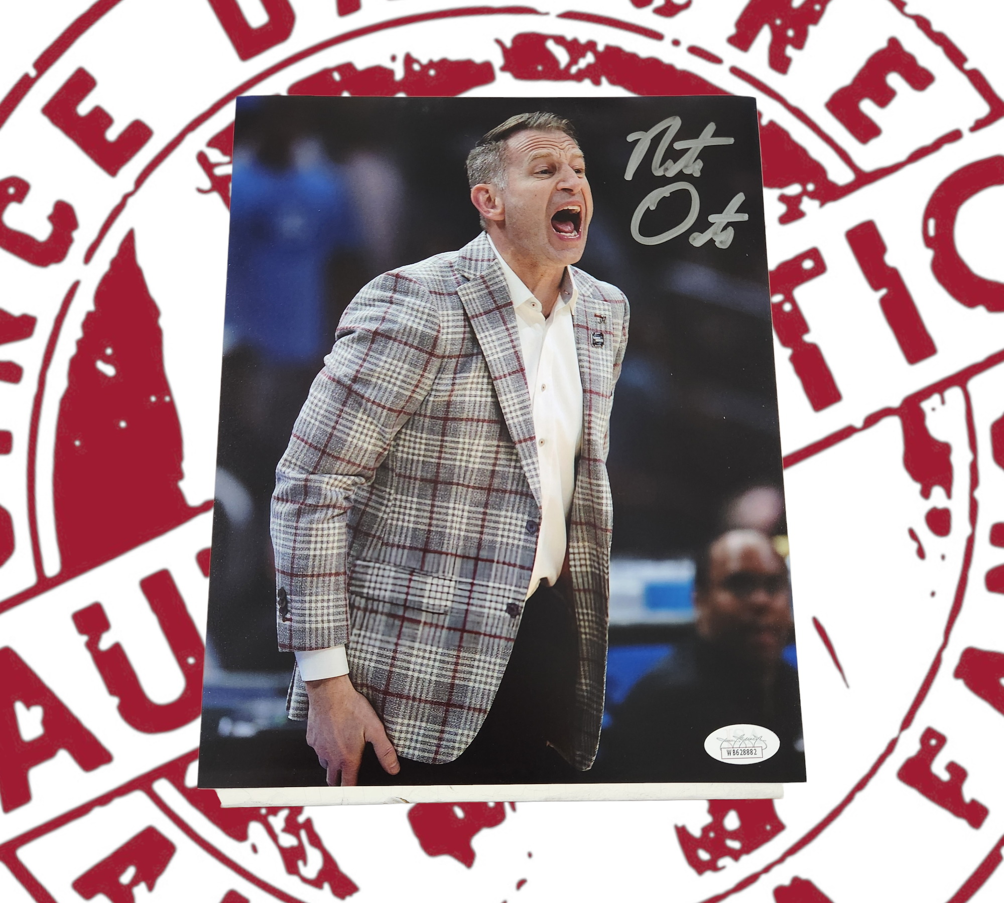 Nate Oats signed 8x10 JSA certificate of authenticity