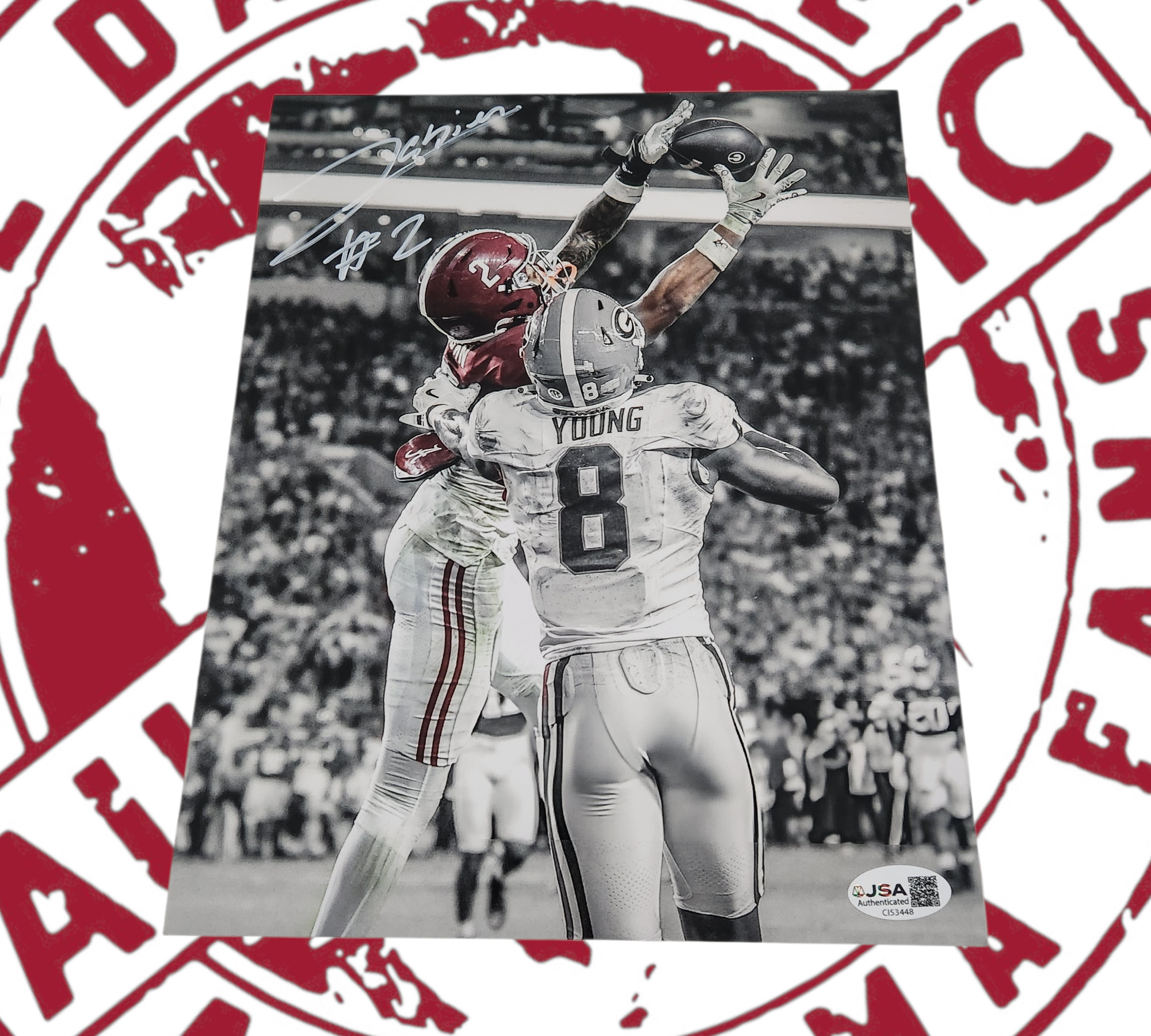 Zabien Brown signed 8x10 JSA certificate of authenticity