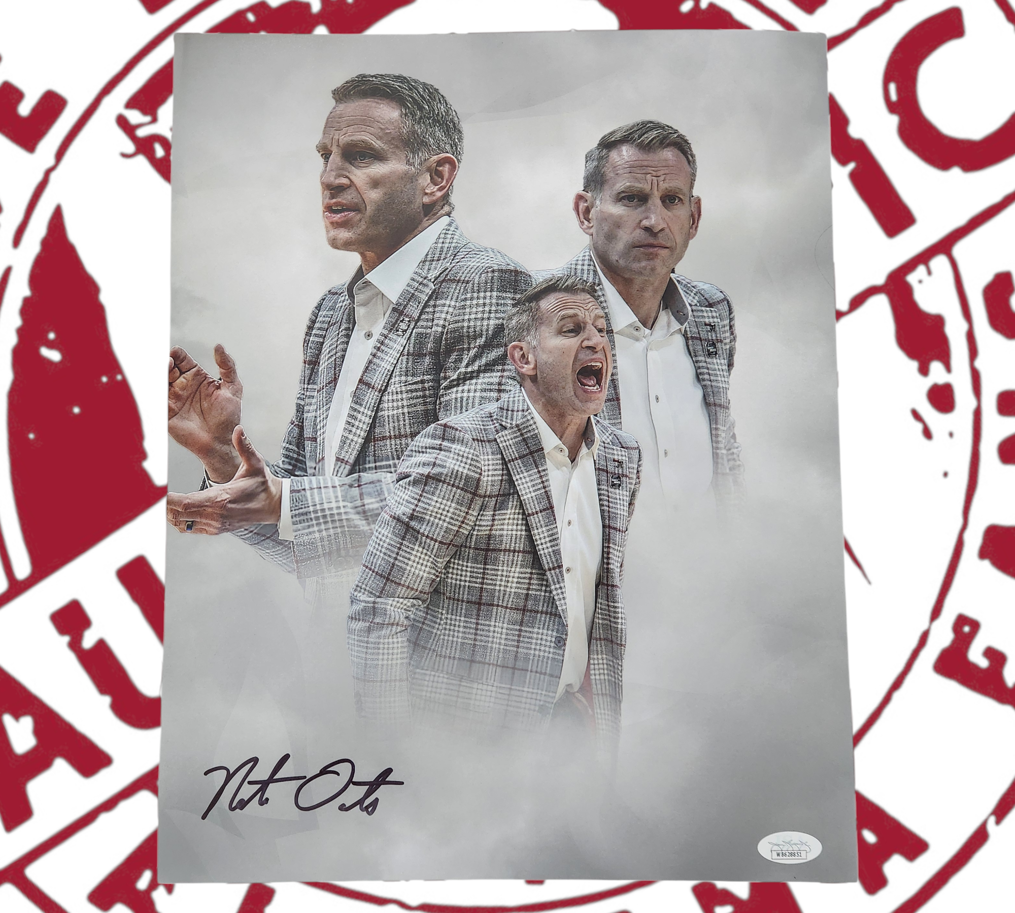 Nate Oats signed 11x14 JSA certificate of authenticity