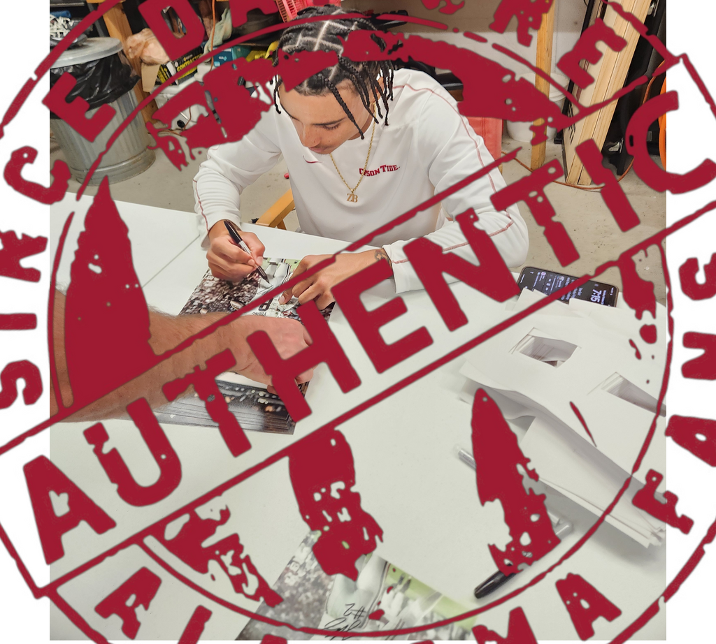 Zabien Brown signed 11x14 JSA certificate of authenticity