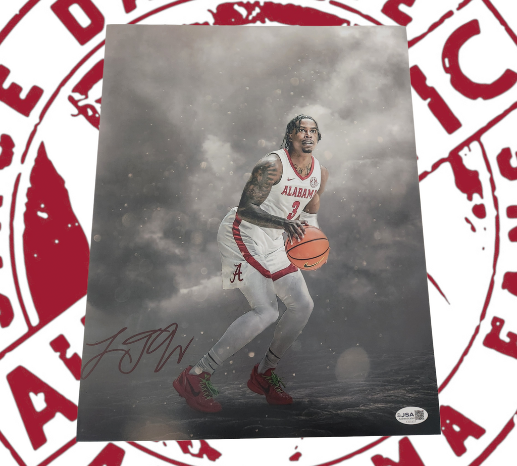 Latrell Wrightsell Jr signed 11x14 JSA certificate of authenticity