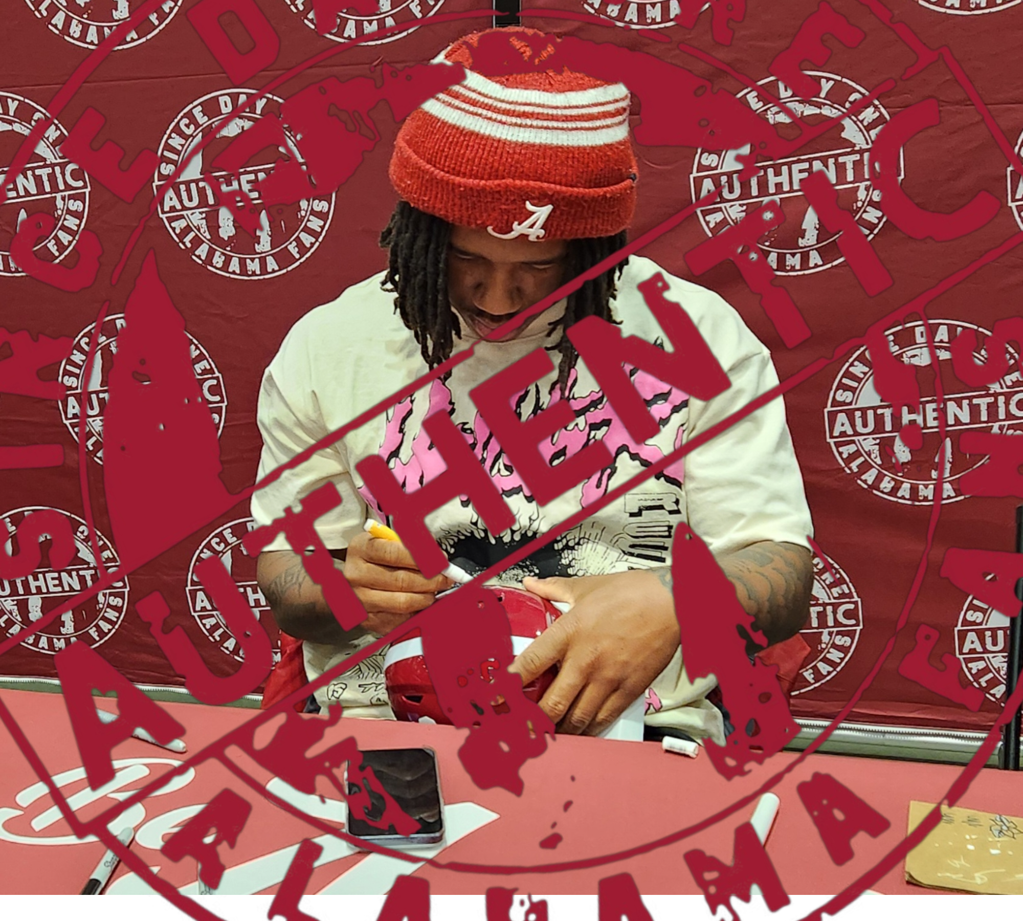 Daniel Hill signed 11x14 from our private signing in Huntsville