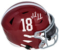 Nick Saban signed Riddell Alabama Crimson Tide Speed Flex Midi Helmet includes shipping and a COA; pre-sale shipping is mid-November.