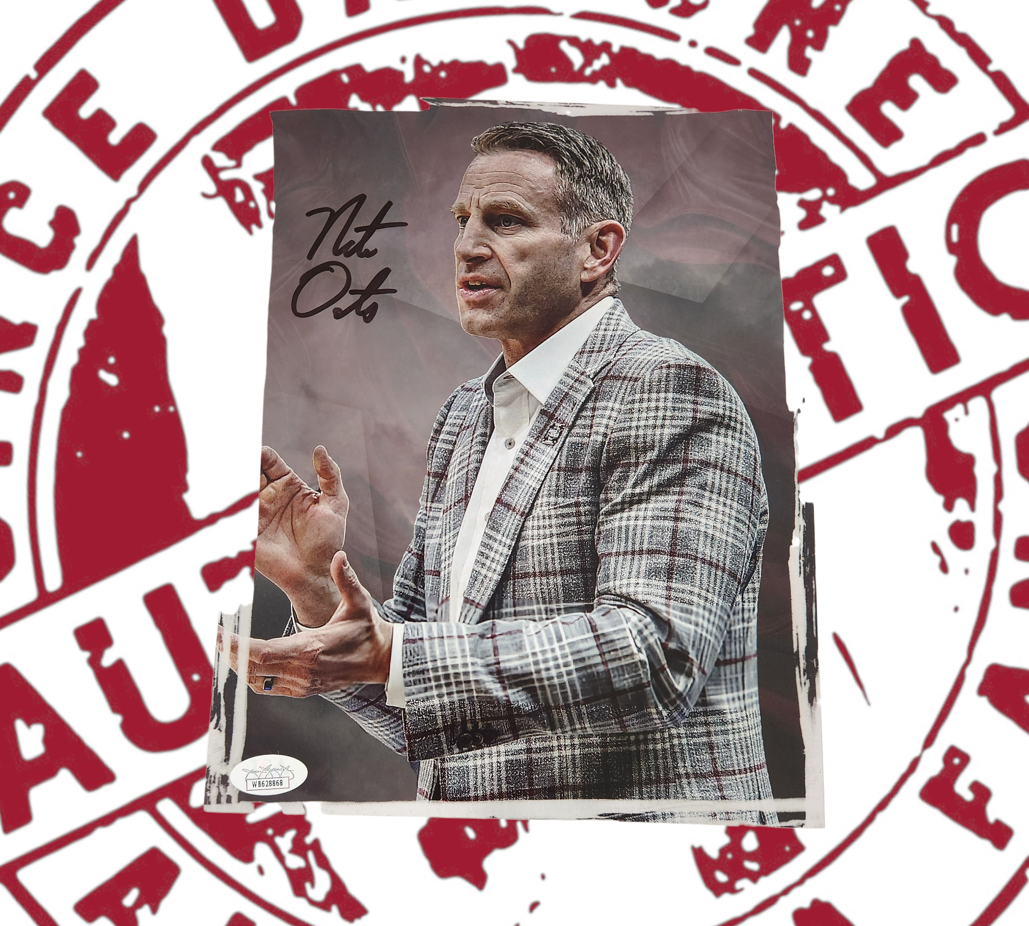Nate Oats signed 8x10 JSA certificate of authenticity