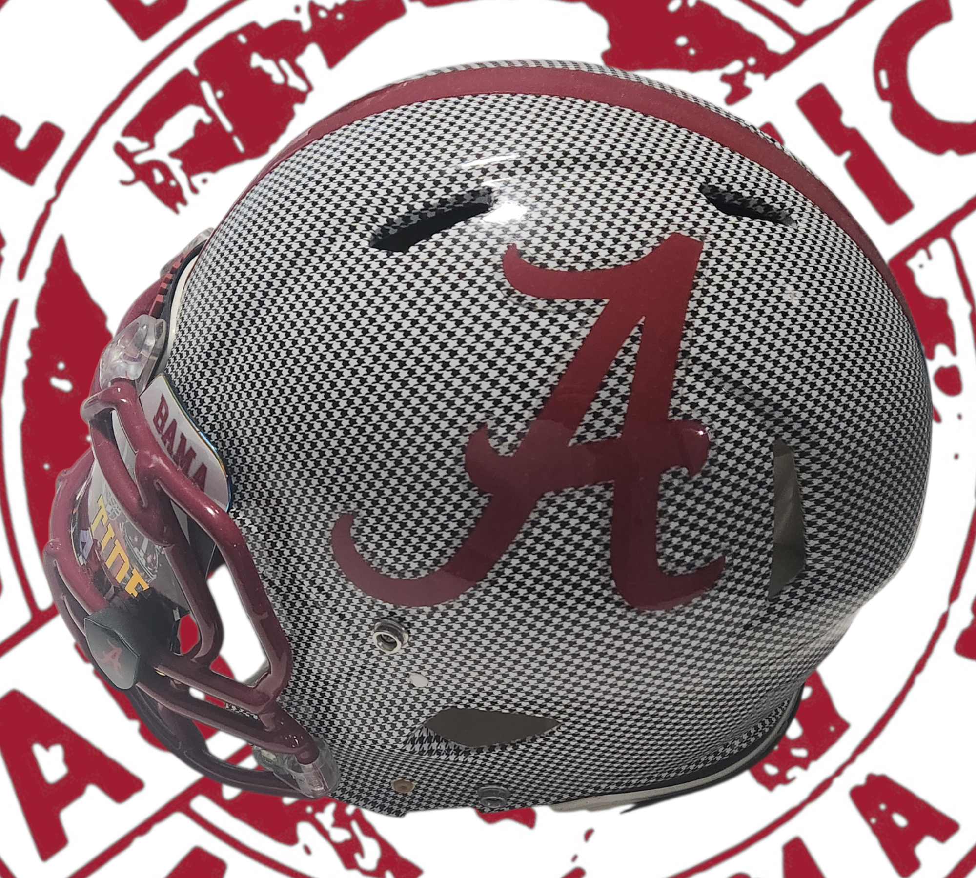 Nick Saban Full-size authentic custom helmet