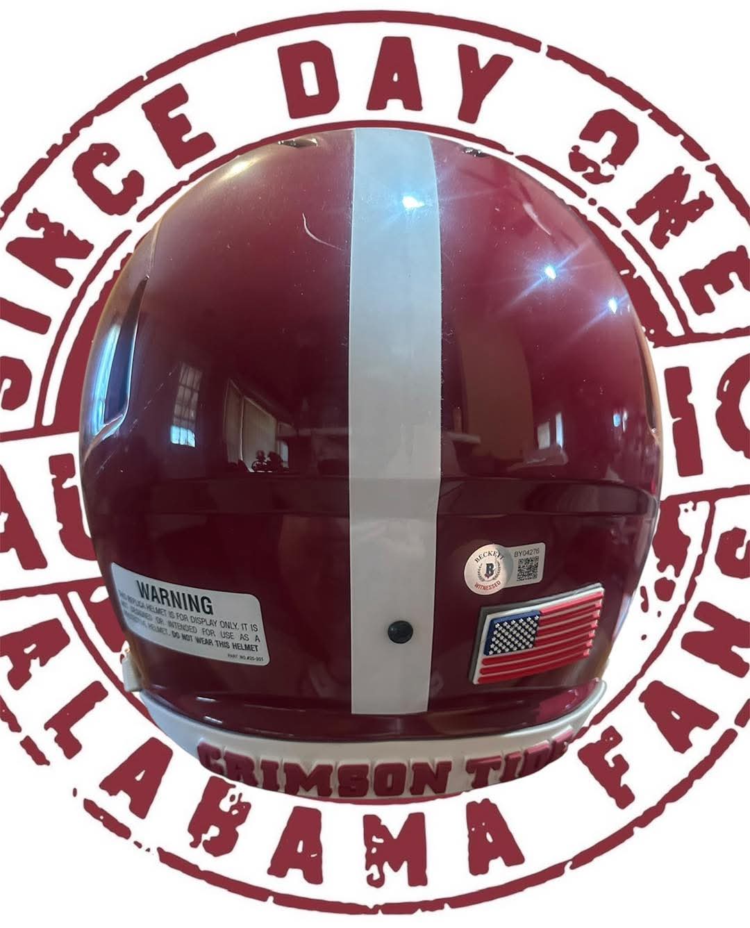 Bryce Young full-size replica Alabama football helmet, Beckett Certificate of Authenticity