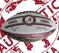 Ryan Williams signed  football with "Hollywood" and "Roll Tide" inscriptions at our private signing in Tuscaloosa.