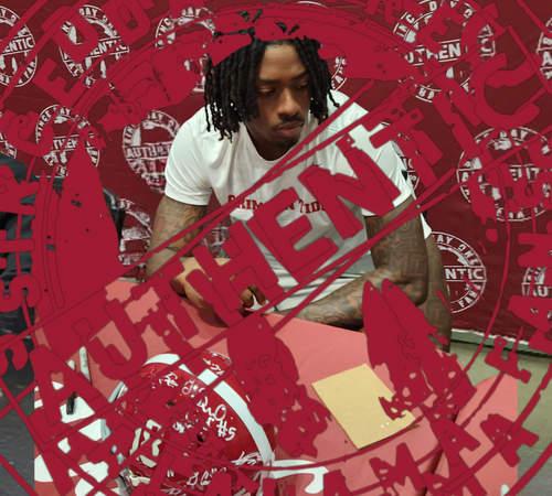 Cederian Morgan signed 11x14 from our private signing in Huntsville