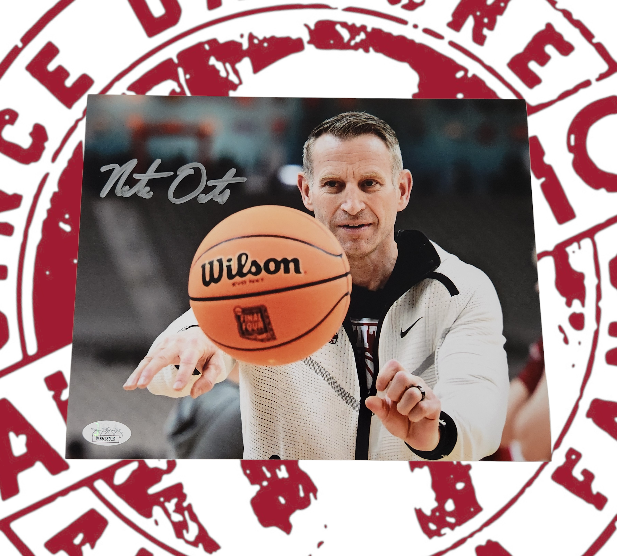 Nate Oats signed 8x10 JSA certificate of authenticity