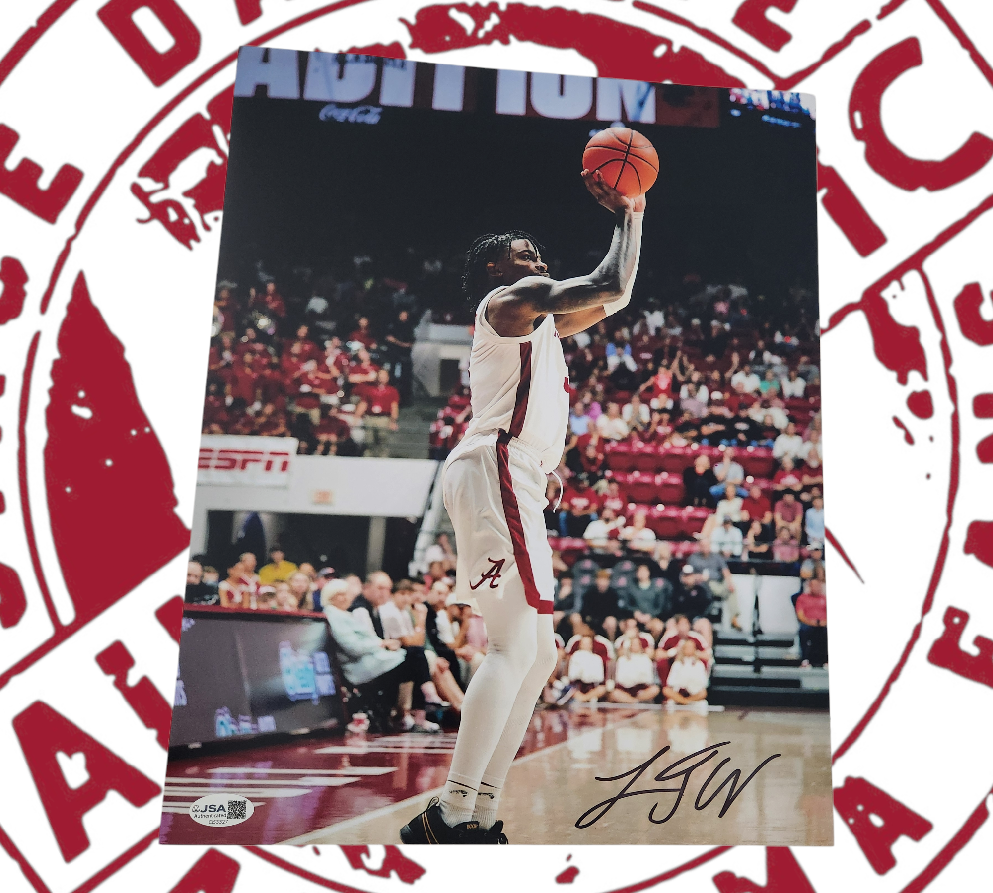 Latrell Wrightsell Jr signed 11x14 JSA certificate of authenticity