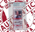 Nick Saban signed 1st game ticket Beckett slabbed, certificate of authenticity