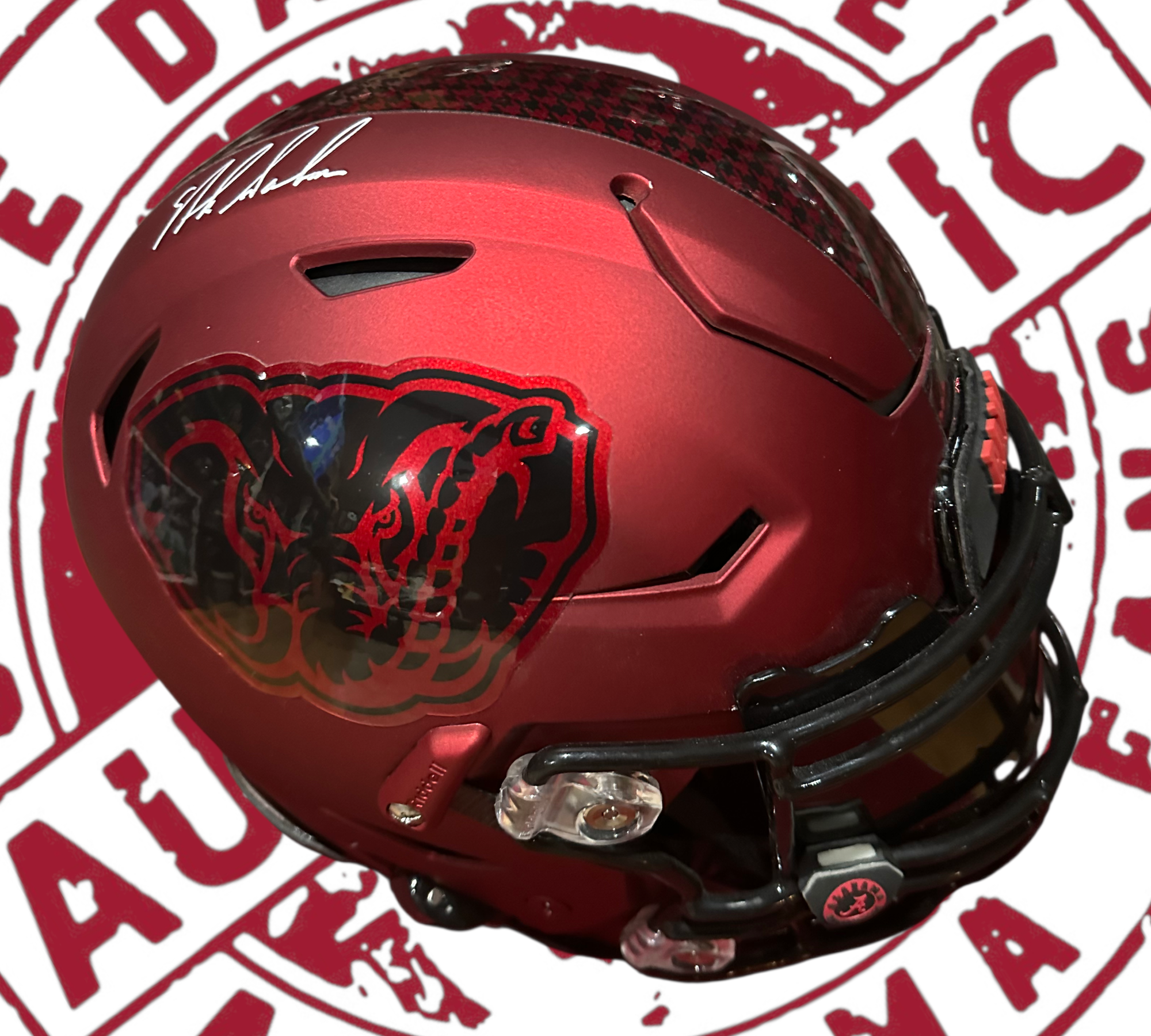 Nick Saban signed full-size SpeedFlex Crimson Blaze authentic helmet with Beckett Certificate of Authenticity