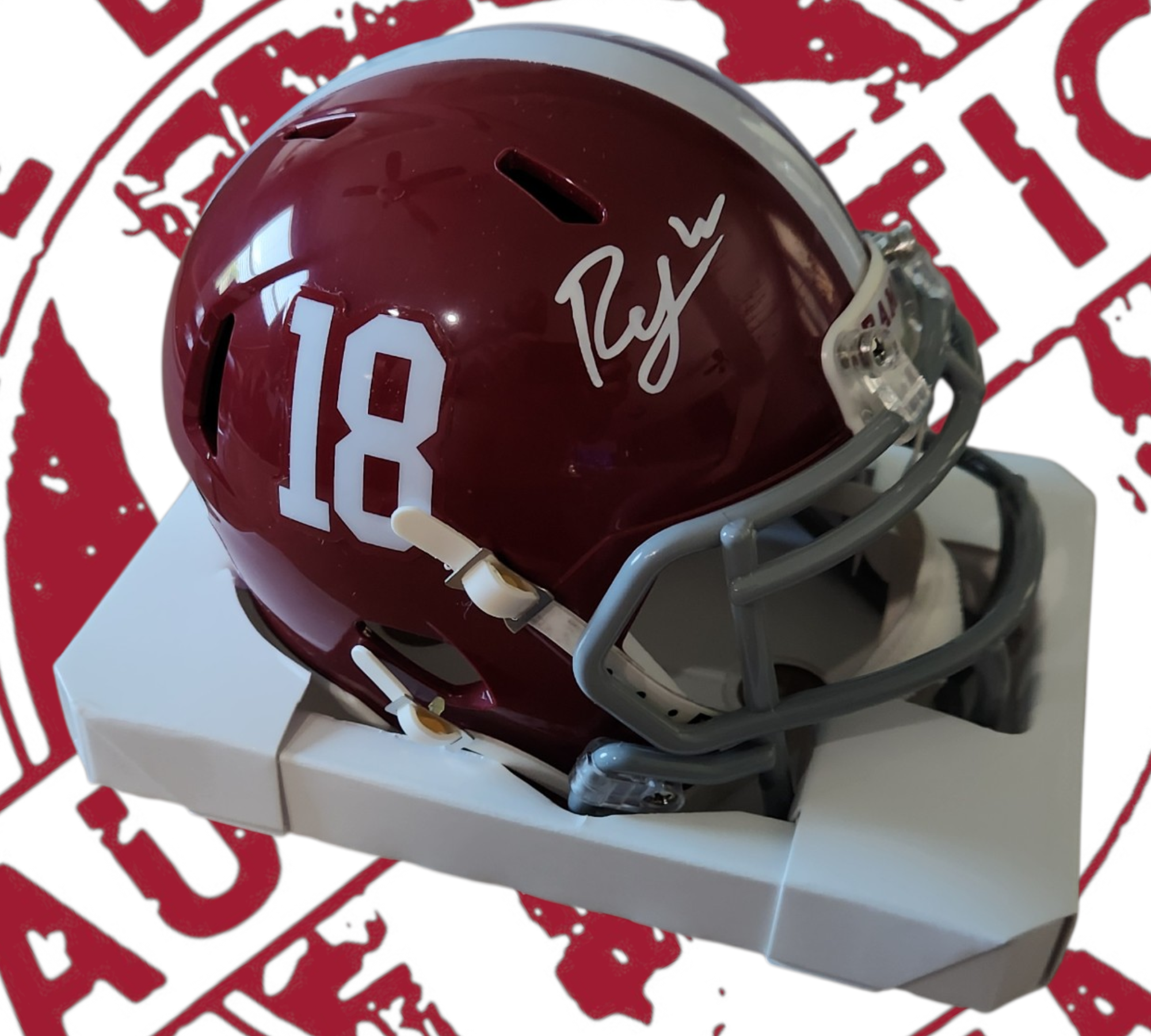 Ryan Williams signed Alabama Mini helmet with JSA COA