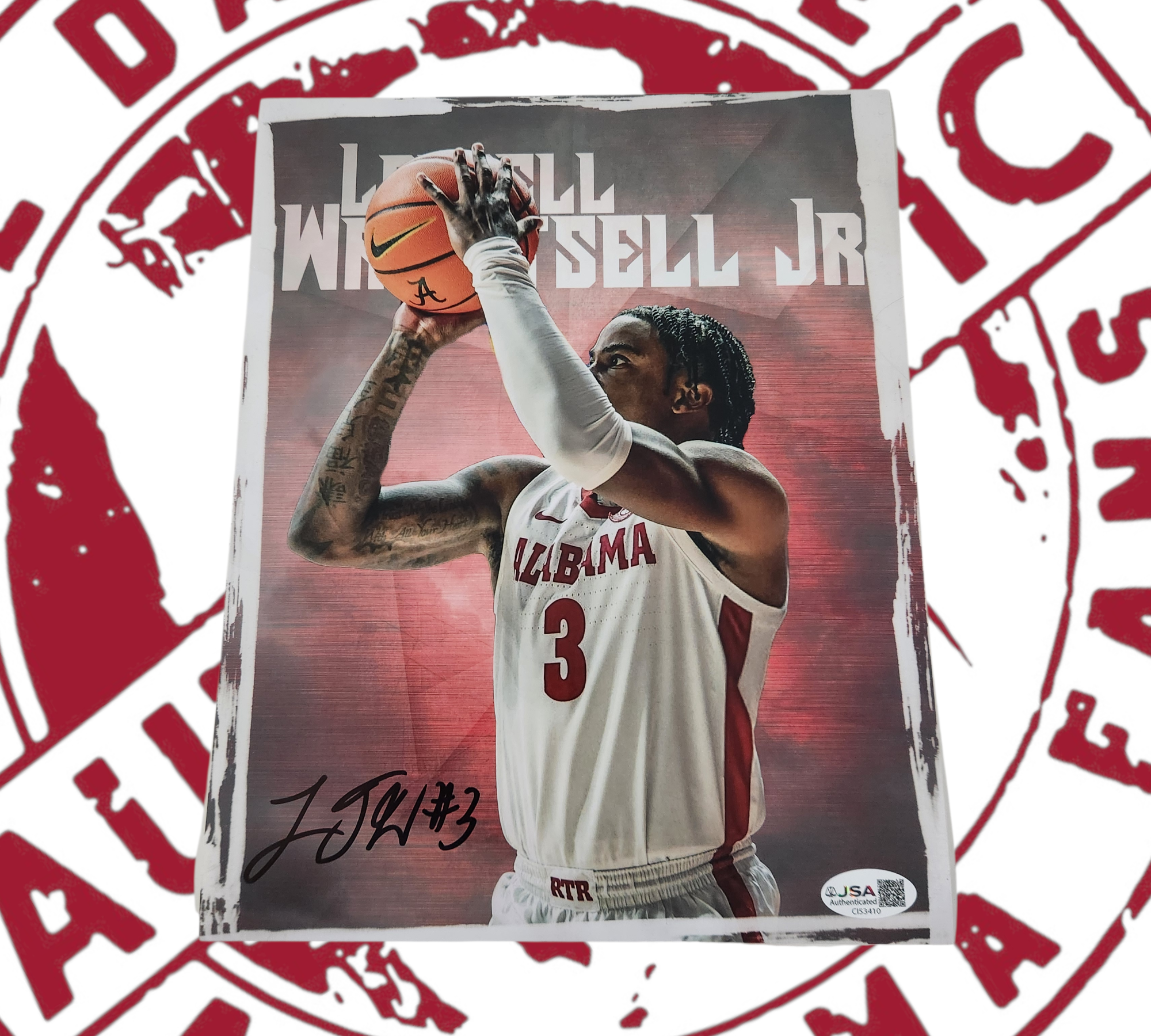 Latrell Wrightsell Jr signed 8x10 JSA certificate of authenticity