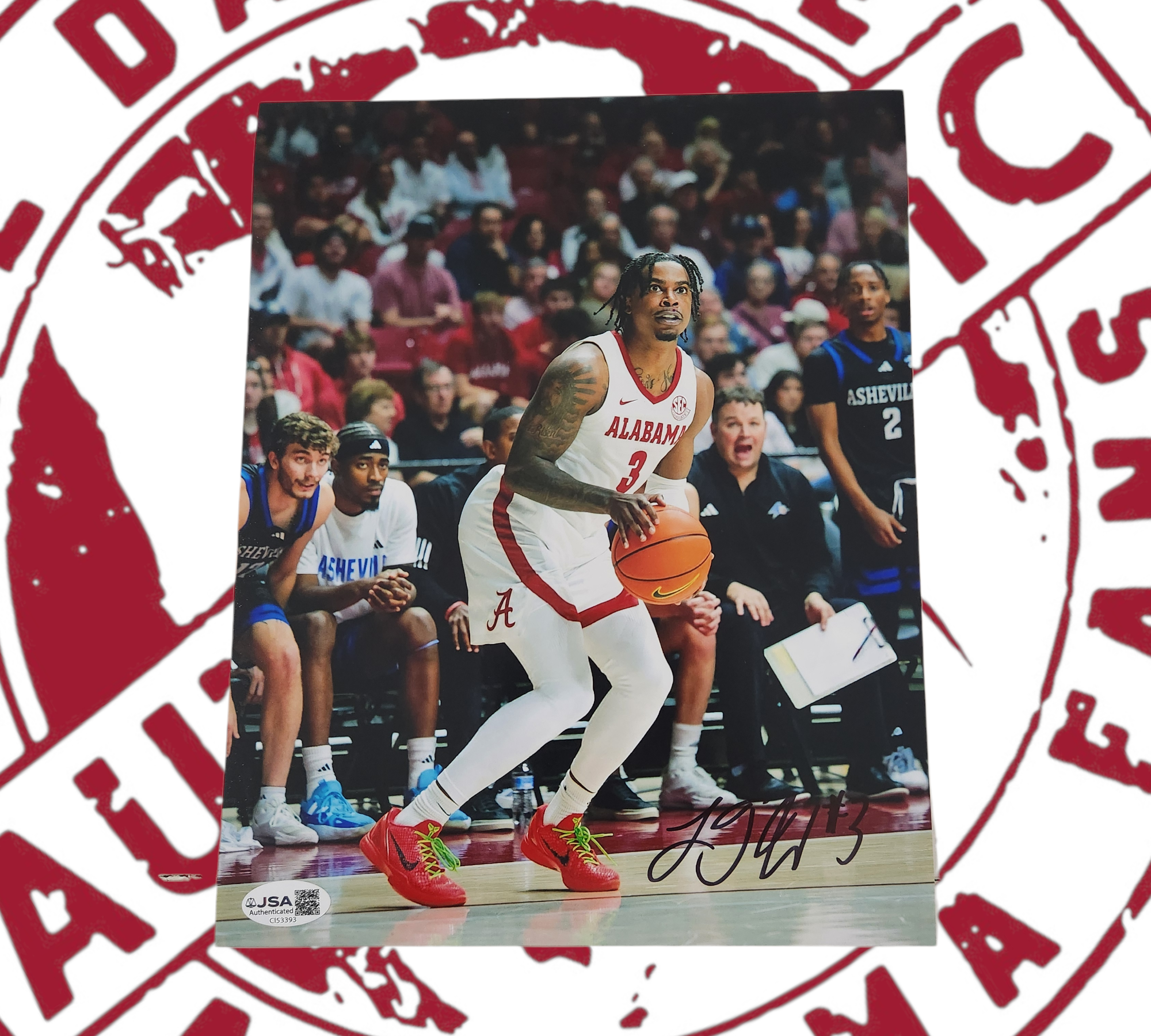 Latrell Wrightsell Jr signed 8x10 JSA certificate of authenticity