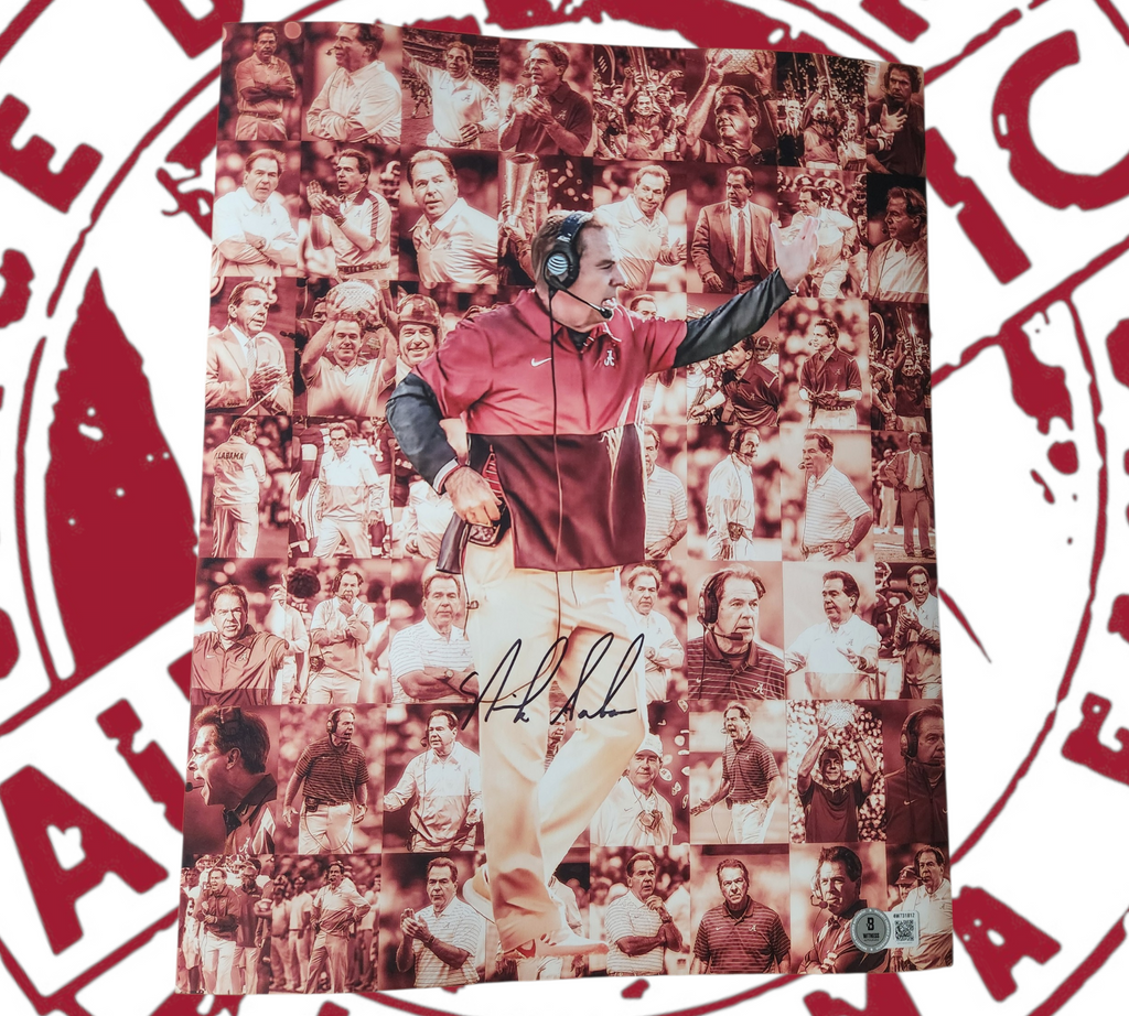 Nick Saban Autographed 11x14 Photo – April 27, 2026