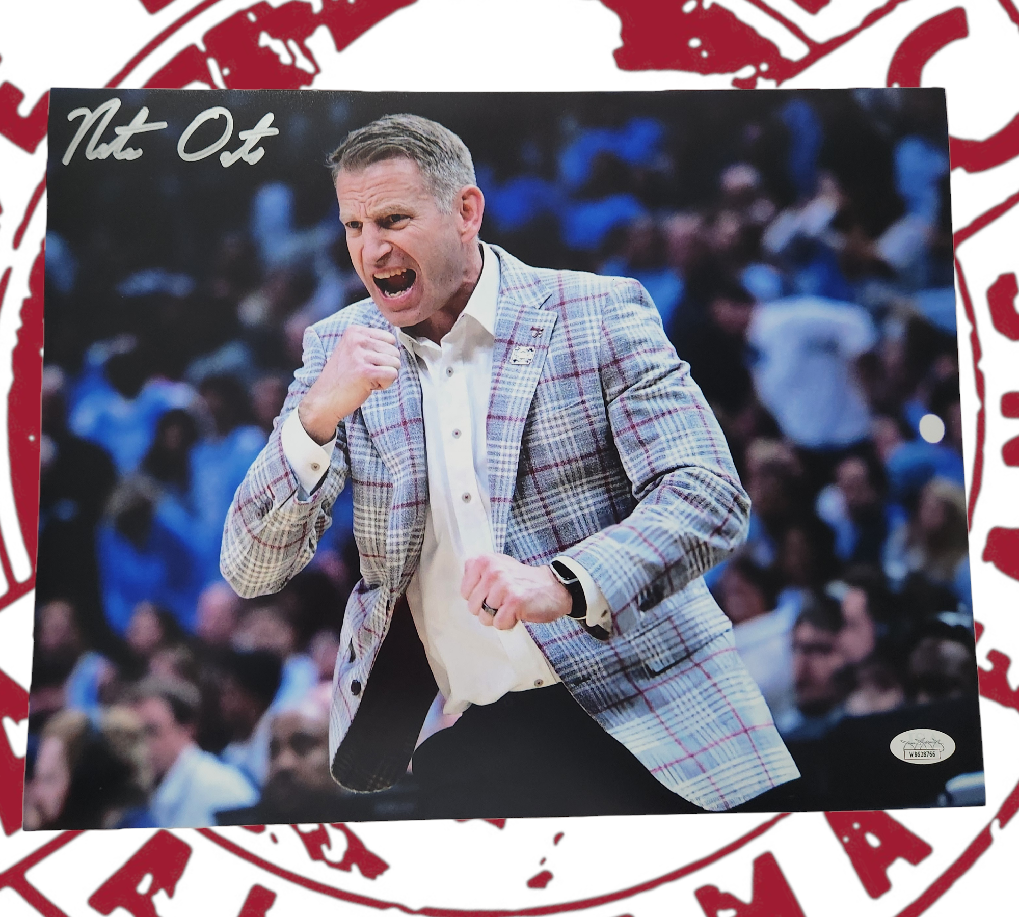 Nate Oats signed 11x14 JSA certificate of authenticity