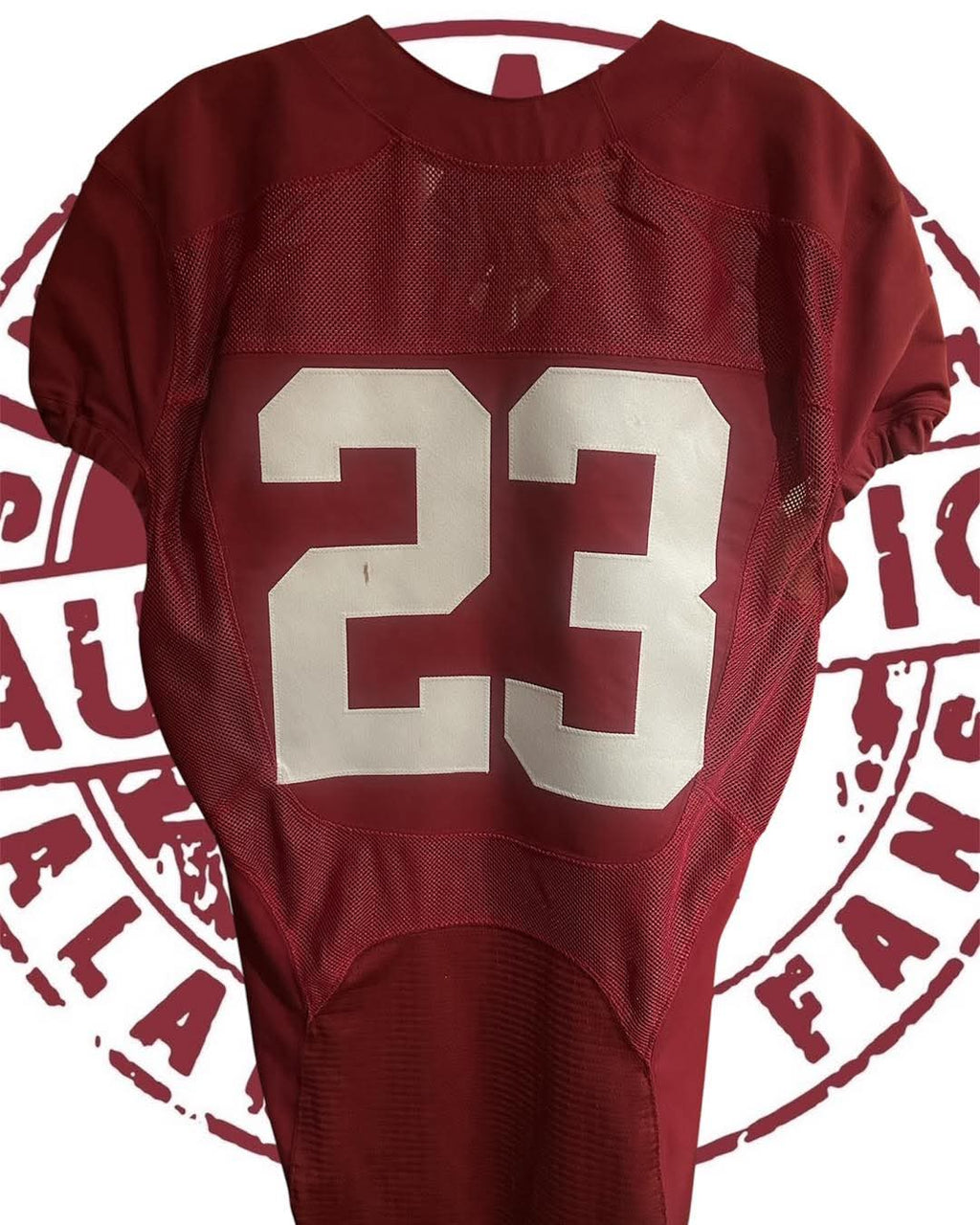 Game issued #23 jersey signed by Nick Saban Beckett Witnessed COA